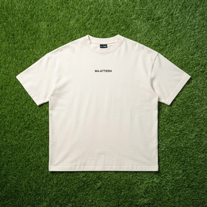 Men's Cream T Shirt Oversized Crew <b>Neck</b> Short Sleeve Casual Streetwear Cotton <b>Tshirt</b> Minimalist Fashion Top - Product Image 6