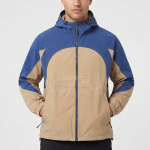 Windbreaker <b>Jacket</b> For <b>Men</b> With <b>Lightweight</b> Fabric And Comfortable Fit For Outdoor Activities And Daily Casual Wear - Product Image 3