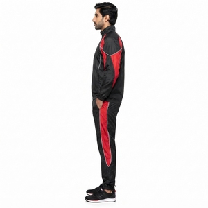 Chaqueta Deportiva Cortavientos Personalizada para Hombre, Material Resistente al Viento, Chaqueta con Cierre Completo, Pantalones con Cintura Elástica, Ligera, Cómoda y Deportiva - Product Image 3