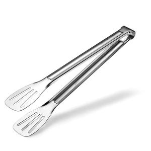 Pinzas personalizadas para barbacoa de cocina, pinzas para asar de acero inoxidable de grado alimenticio, guantes con clip de silicona, fabricante de pinzas para barbacoa de alimentos - Product Image 1