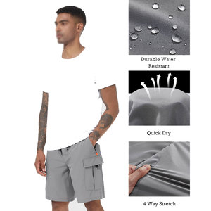Fabricant de produits OEM, design élégant, emballage personnalisé, shorts cargo pour hommes avec logo personnalisé pour vêtements de sport - Product Image 4