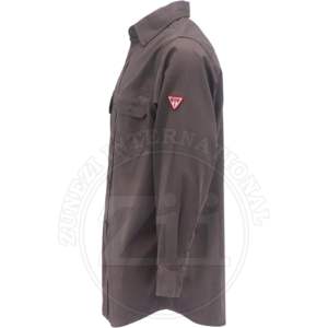 Camisa de Seguridad Ignífuga de Algodón FR, Uniforme de Trabajo Industrial para Hombre, Protección de Nivel 300C-500C Contra el Calor, Suministro de Fábrica - Product Image 2