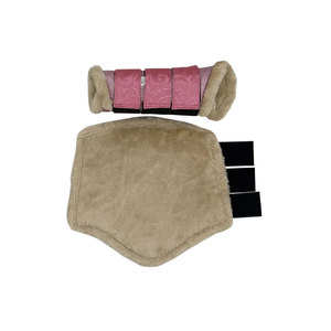 Tapis de selle respirant matelassé rose avec doublure anti-humidité pour l'équitation de dressage - Product Image 3