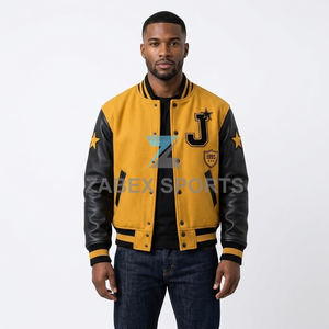 Chaqueta Casual Reversible para Hombre, Estilo Urbano, Moda de Invierno, Ecológica, Resistente al Viento, con Letras, Fabricación OEM - Product Image 6