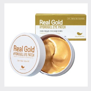 แผ่นมาส์กใต้ตาลดริ้วรอย Prreti Real Gold Hydrogel Eye Patch 60 แผ่น ผลิตในเกาหลี ผสมไฮยาลูรอนิค แอซิด - Product Image 4