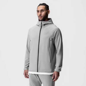 Vestes coupe-vent personnalisées avec logo pour hommes, vêtements de sport d'extérieur, vestes coupe-vent OEM respirantes, vestes coupe-vent grandes tailles pour hommes - Product Image 1