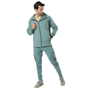 Ensemble de survêtements et pantalons décontractés pour hommes, personnalisables, avec fermeture éclair, style unique, de haute qualité, pour la saison hivernale - Product Image 3