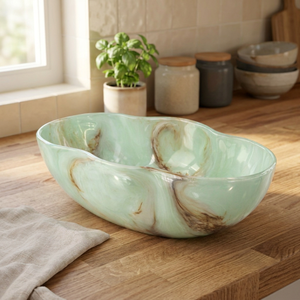 Bol en résine époxy fait main, modèle RHE-347, peint à la main, artisanat décoratif traditionnel, décoration d'intérieur, prix de gros - Product Image 1