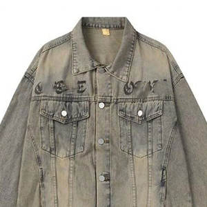 Veste en jean en coton de haute qualité pour homme, veste en jean personnalisée élégante pour un usage décontracté, vente en gros pour l'hiver - Product Image 5