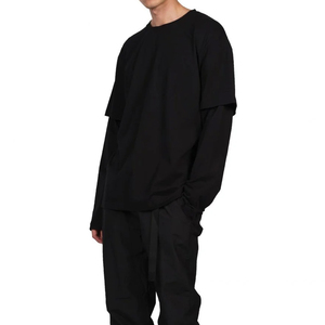 <b>Men</b> Double Sleeve <b>T</b> <b>Shirt</b> <b>Long</b> Sleeve Casual Wear Premium Cotton Blended Breathable Comfortable Double Layer <b>T</b> <b>Shirts</b> - Product Image 4