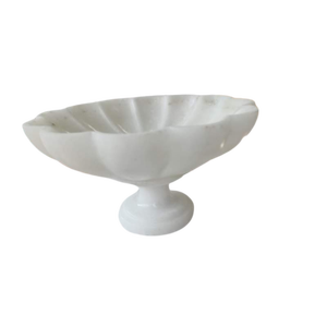 Pedestal de mármol elegante Frutero Decoración de mesa y accesorio - Product Image 2
