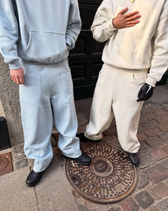 Pantalones Deportivos y Sudadera con Capucha de Doble Cintura con Bordado, Estilo Hip-Hop, Personalizados con Lavado Ácido, Pedrería y Perlas para Hombre - Product Image 6