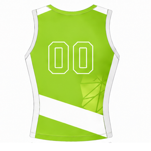 Maillot de football vert lime sans manches, uniforme sportif, tenue d'entraînement d'équipe, vêtements personnalisés, vêtements de performance - Product Image 2