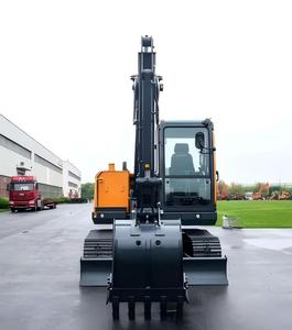Miniexcavadora de 8 Toneladas HX80G con Control PLC, Alta Potencia de Excavación, Cucharón de 0.32m, Potencia de 46.3kW, para Desbroce Forestal - Product Image 1