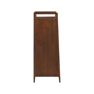 Commode haute en bois de style nordique à 5 tiroirs, meuble de rangement pour chambre à coucher, mobilier moderne pour la maison, conception personnalisée OEM ODM - Product Image 4