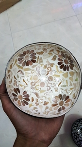 Bol en laque de coque de noix de coco fait à la main, design personnalisé, bol décoratif écologique, fabricant vietnamien - Product Image 6