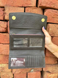 Cartera tallada a mano, funda de teléfono de embrague, elegante Cartera de piel de vaca, usos múltiples, nuevo diseño, carteras de cuero occidental - Product Image 6