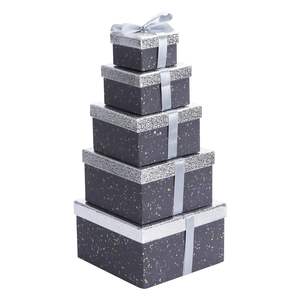 Cajas Rígidas de Cartón con Materiales Reciclados TH CBB-567, Tapa Plateada Brillante, Cinta, Cosméticos, Regalos Corporativos, Tamaños Personalizados - Product Image 1