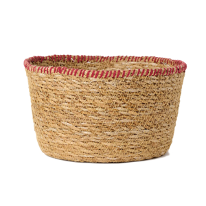 Cesta de mimbre multifuncional tradicional tejida a mano, cesta redonda de mimbre natural perfecta para almacenamiento en la cocina, procedente de Vietnam. - Product Image 3