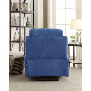 Poltrona blu con portabicchieri comodi posti a sedere con comodo accessorio - Product Image 4
