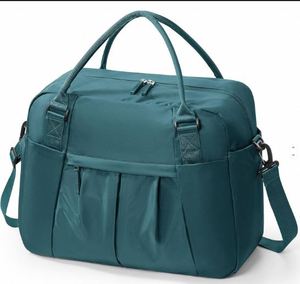 Lightweight Nylon <b>Travel</b> <b>Backpack</b> Carry On Duffel Bag Large Capacity Weekender Tote With Shoe Compartment for Gym Trips - Product Image 1