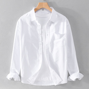 M-5XL Boy Child <b>Smart</b> Casual Shirt Versatile Minimalist Short Sleeve Solid Color 100% Polyester Anti-Pilling Breathable 220g - Product Image 2
