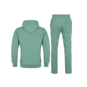 Conjunto deportivo ligero e informal para hombre con sudadera con capucha y pantalones tipo jogger, ideal para el gimnasio, viajes o actividades casuales diarias. - Product Image 2