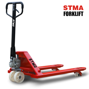 STMA 1500kg Color rojo Transporte Carretilla elevadora Mini transpaleta eléctrica Portátil <span class=keywords><strong>Manuel</strong></span> Fork Lifts Heavy Duty Hand Trucks 3T - Product Image 5