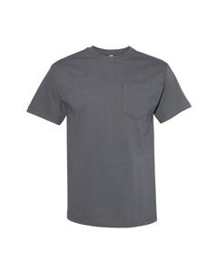 Alstyle 1305 / 00337 <b>Mens</b> Premium Heavyweight <b>Pocket</b> T-<b>Shirt</b> Charcoal Grey Bulk Wholesale - Product Image 6