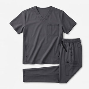 Ensemble de blouses médicales tricotées pour hommes, uniforme de soins de santé, vêtements médicaux, tenue d'infirmier, tenue d'hôpital, tenue de médecin, vente en gros, approvisionnement direct usine - Product Image 1