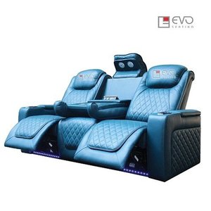 ที่นั่งโฮมซีเนม่าสุดหรูพร้อมพนักพิงปรับได้ ที่วางแก้ว และเบาะนุ่มสบาย ออกแบบมาสำหรับโรงภาพยนตร์ในบ้าน - Product Image 2