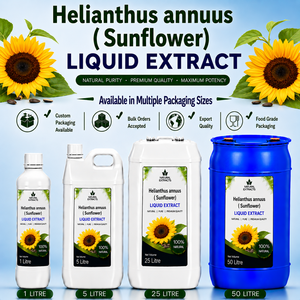 Helianthus annuus Sunflower Liquid Extract Natural <b>Herbal</b> <b>Supplement</b> Food Grade Export Packaging Custom Bulk Supply - Product Image 1