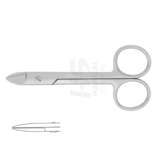 Ciseaux médicaux manuels en acier inoxydable pour la défaçon des pansements, réutilisables, classe II, pour usage scolaire et chirurgie générale - Product Image 2