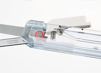 Ciseaux de précision KOKUYO HAKO-AKE pour électricien, pliables 2 voies, coupe-carton portable, bord lisse, DIY, plastique noir transparent