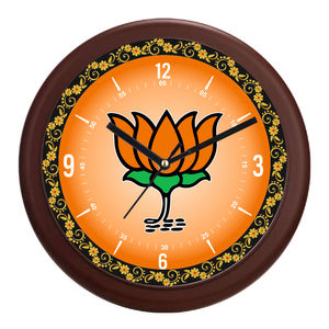 Horloge murale décorative personnalisée inspirée du style national Liviya pour la fête des mères et le Nouvel An chinois - Product Image 1