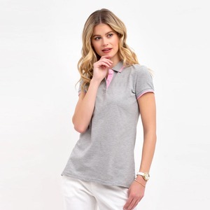 Chemise polo de golf pour femmes OEM, séchage rapide, respirante, coupe ajustée, prix de gros, couleur unie, manches courtes - Product Image 2