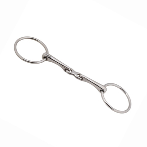 Bocado de Doble Articulación de Acero Inoxidable de la Mejor Calidad para Caballos, para Entrenamiento de Equitación y Uso Ecuestre - Product Image 1