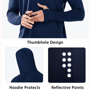 Comfort Fit And Stylish Skin- Friendly Unique Design Polyester Spandex Amazing Product Fishing Hoodie For Men's - Product Image 4