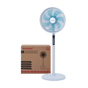 Ventilateur de refroidissement à air KB-1815A pour usage domestique, 18 pouces, commande mécanique supérieure, corps en plastique, ventilateur sur pied, faible bruit 35-39 dB - Product Image 3