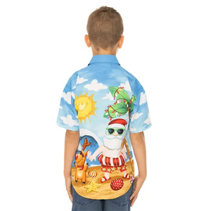 Nuevas Camisas Hawaianas Personalizadas SHH OEM con Diseño Floral, Ropa de Playa Ligera, de Secado Rápido y Transpirable para Vacaciones de Verano - Product Image 2