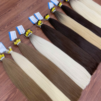 Cabello virgen a granel Pristine Base, cabello de bebé 100% humano vietnamita, listo para enviar, hebras finas, textura virgen ligera