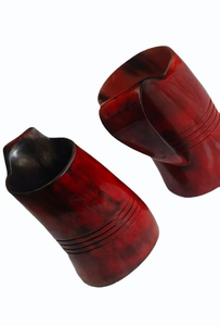 Jarra de Cerveza Vikinga Tallada a Mano, Personalizada, Ecológica, para Navidad y Año Nuevo, Altamente Pulida, Forma Natural de Cuerno FAIZA - Product Image 3