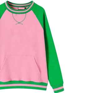 Wholesale High Quality Cotton <b>Men</b> Sweatshirts Printing Embroidery Custom Crew Neck panel work Sweatshirt Sorority Embroidery - Product Image 5