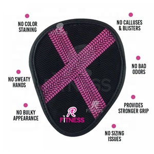 ถุงมือออกกำลังกาย RC Fitness Wear สำหรับทุกเพศ สวมใส่สบาย พร้อมโลโก้สั่งทำ แผ่นรองนีโอพรีนกันลื่น แผ่นยางกันลื่นสำหรับยกน้ำหนัก - Product Image 5
