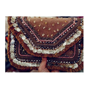 Pochette en forme d'enveloppe pour femmes, sac à main de fête indien à perles, accessoire de dentiste Kirpa exportation, maison - Product Image 2