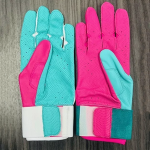 Gants de frappeur de baseball en cuir personnalisés de haute qualité professionnels, séchage rapide et respirants pour hommes, prix d'usine - Product Image 2