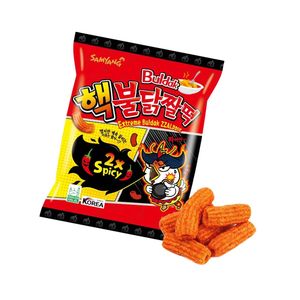 Lot de 24 paquets de collations coréennes Samyang Zzaldduk 2X Spicy Hot Chicken Snack 120g, en gros, qualité export, pour distributeurs - Product Image 2