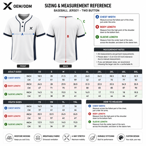 Maillots de baseball personnalisés X Sports City à deux boutons, 100 % polyester, vente chaude, fabricant direct, respirants, tendance - Product Image 6