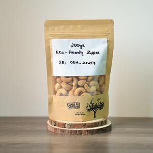 Emballage éco-responsable avec fermeture éclair, fabriqué au Vietnam, OEM, qualité supérieure, noix de cajou grillées, certifiées ISO, saveur beurrée et salée unique, directement du producteur, 200g - Product Image 6