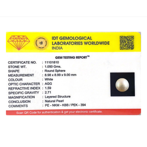 Loose Pearl 5.25 Carat Stunning Gemstone for Fine Jewelry - Product Image 3